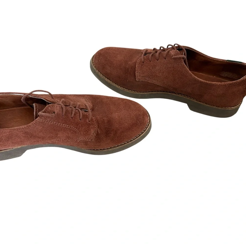 GH Bass Brown Suede Men's Oxfords